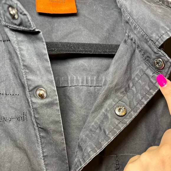 Versace Dolm - Vintage Men's Black Luxury Long Sleeve Blouse in Size XXL - Picture 10 of 12